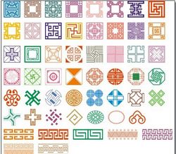 50 kinds of classical pattern Free CDR