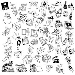Lovely Objects With Eyes Free DXF File