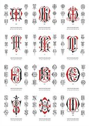 Monogram Collection # 04 Free DXF File
