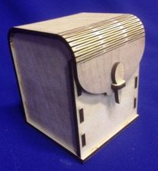 Buttoned Box Download For Laser Cut Free DXF File