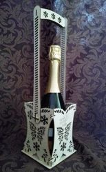 Box For Champagne File Download For Laser Cut Free DXF File