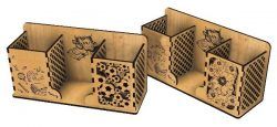 Pen Box File Download For Laser Cut Free DXF File