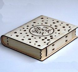 Book Box Download For Laser Cut Cnc Free DXF File