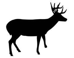 Deer Silhouette Free DXF File