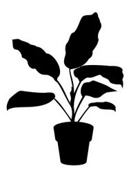 House Plant 2 Free DXF File