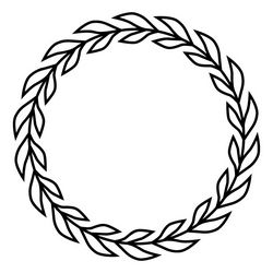 Laurels And Wreaths Design 4 Free DXF File