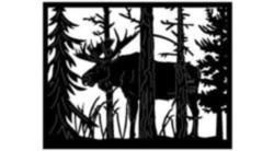 Moose In Jungle Free DXF File