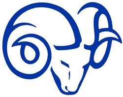 Ryerson Rams Primary Logo Free DXF File