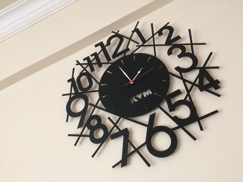 Wall Clock Design Free DXF File