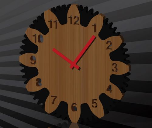 Wall Clock Free DXF File