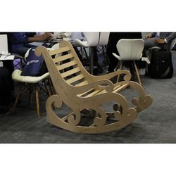 Laser Cut Chair Template Free DXF File