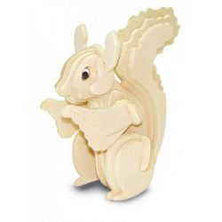 Squirrel 3d Puzzle Free DXF File