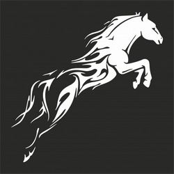 Tribal Horse Unique Free DXF File