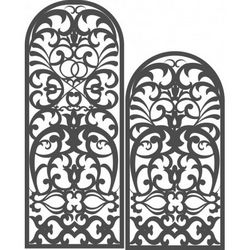 Arch Screen Pattern Free DXF File