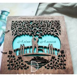 Laser Cut Book Cover Free DXF File