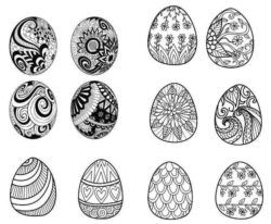 Decorate Easter Eggs Download For Laser Engraving Machines Free DXF File