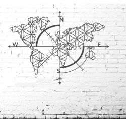 Murals Of The World Map Download For Laser Cut Plasma Free DXF File
