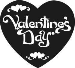 Valentines Day Heart Download For Laser Cut Free DXF File