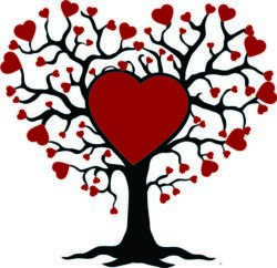 Family Tree Of Love For Laser Cut Free DXF File