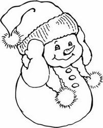 Snowman Boy For Laser Cut Plasma Free DXF File