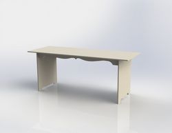 Bench Or Table Style Free DXF File