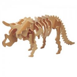 Triceratops 3d Puzzle Free DXF File