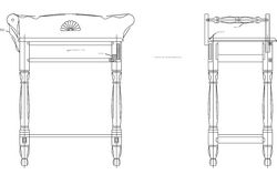 Washstand Free DXF File