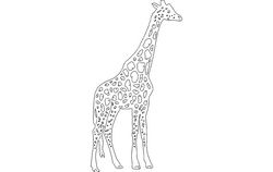 30 Giraf Free DXF File