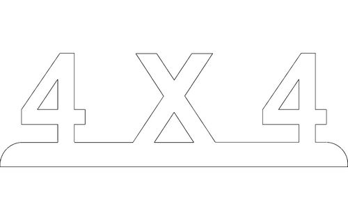 4×4 Free DXF File