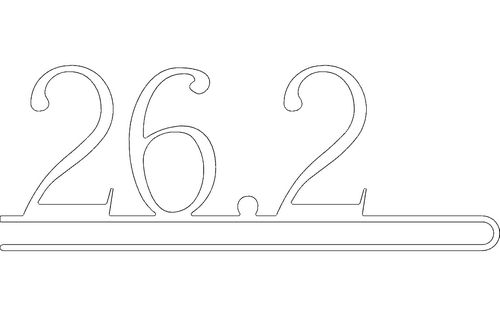 26.2 Number Free DXF File