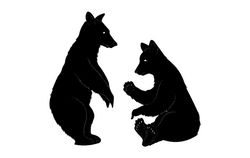 Bears 2 Free DXF File