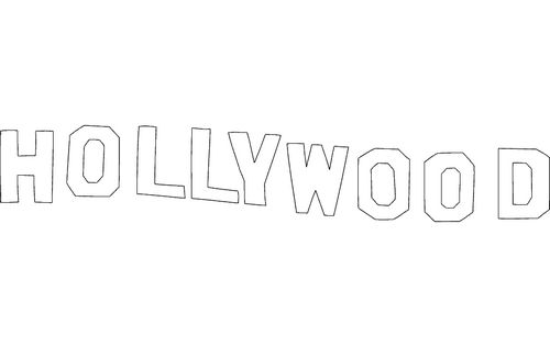 Hollywood Silhouette Free DXF File