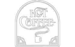 Hot Coffee Free DXF File