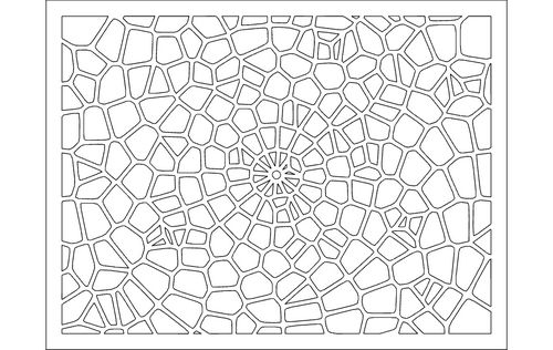 Voronoi Pattern 2 Free DXF File