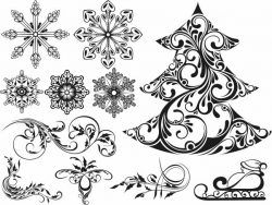 The Motifs For Print Or Laser Engraving Machines Free DXF File