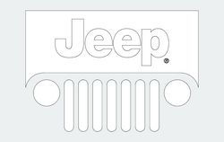 Jeep Word Free DXF File