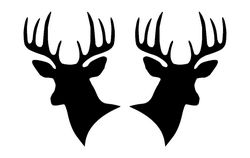 Deer Heads Free DXF File