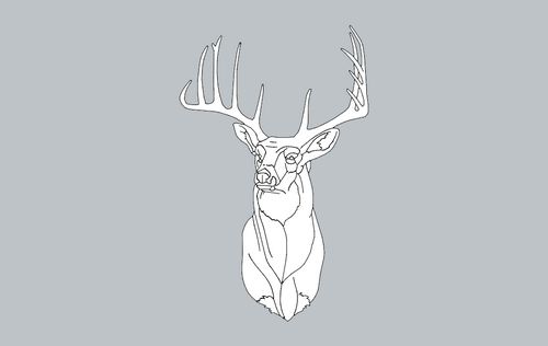 Deer 1 Free DXF File