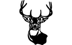 Buck Mule Deer Free DXF File