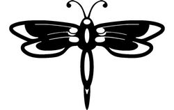 Butterfly silhouette Free DXF File