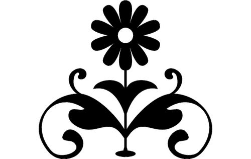 Flower 3 Free DXF File