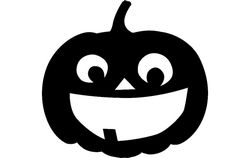 Halloween Pumpkin Wall Decals 8 9 Free DXF File