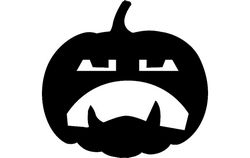 Halloween Pumpkin Wall Decals 8 Free DXF File
