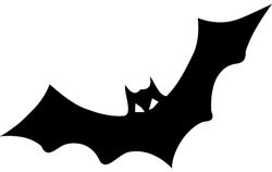 Silhouette Bat Horror Free DXF File