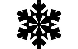 Snowflake Design 41 Free DXF File