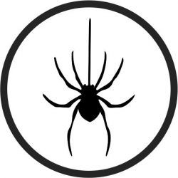 Coasters Halloween Spider Free DXF File