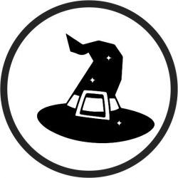 Coasters Witch Hat Download For Printers Or Laser Engraving Machines Free DXF File
