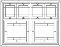 Oriental Cabinet Design Template Download For Laser Cut Cnc Free DXF File