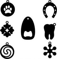 The Most Bizarre Earring Designs Free DXF File