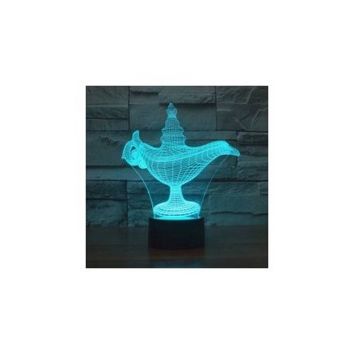 3d Alladdin Lamp Free DXF File